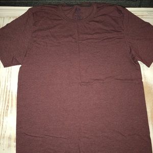 Burgundy tee